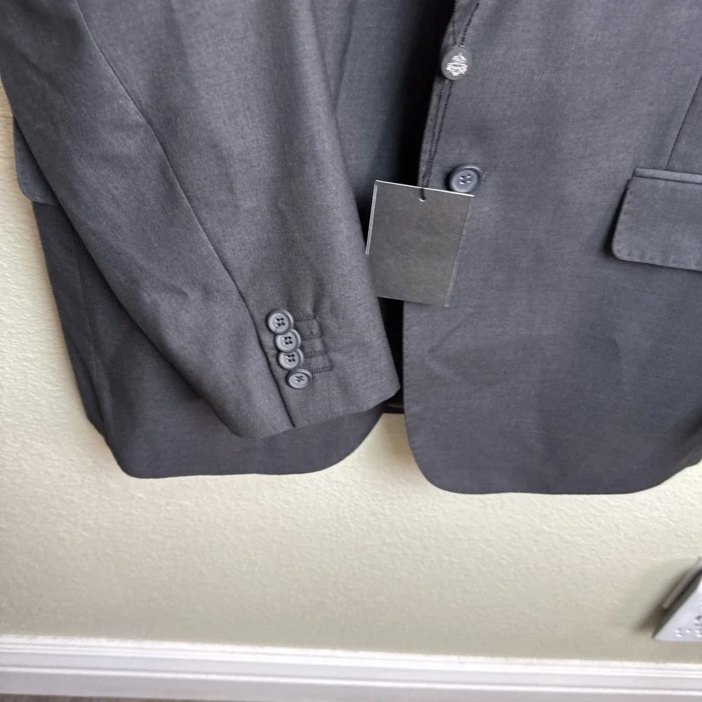 NWT Genevie Uomo Milan Italy Men's Suit Blazer Jacket‎ 44L